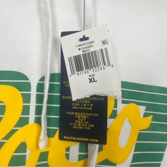 NWT Polo Ralph Lauren Men’s Logo Jersey Hooded Long Sleeve T Shirt SZ XL - Picture 8 of 12
